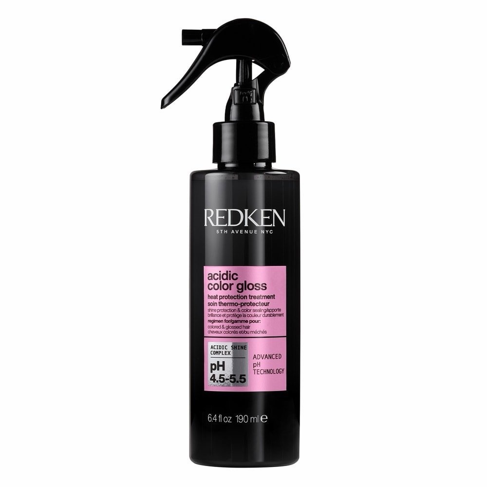 Redken Acidic Color Gloss Leave-In Heat Protectant Spray 6.4oz Shine Treatment